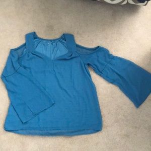 Kensie Cold Shoulder Top